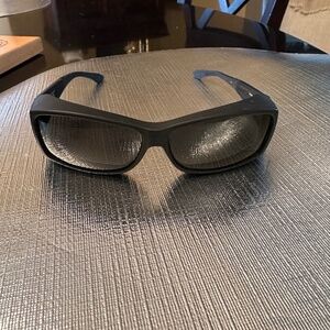 Haven Designer Fitover Sunglasses Windemere Black w Polarized Grey Lens MED-LRG